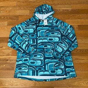 Native Northwest Resillience by Chazz Mack Bella Coola NWT Hoodie Indigenous XXL
